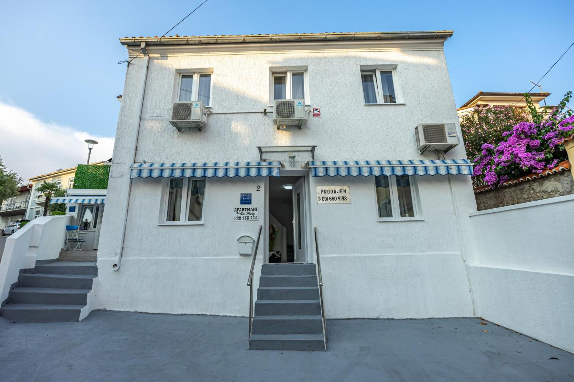 Villa Mely Crikvenica Kvarner Eksteriør billede